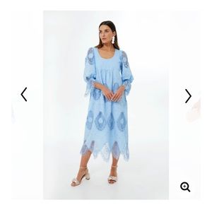 Tuckernuck “Forget Me Not Blue Lace Ashlyn” Midi Dress 💙